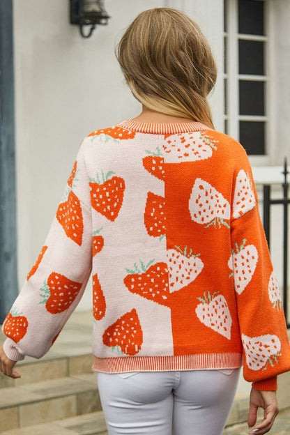 Strawberry Cardigan