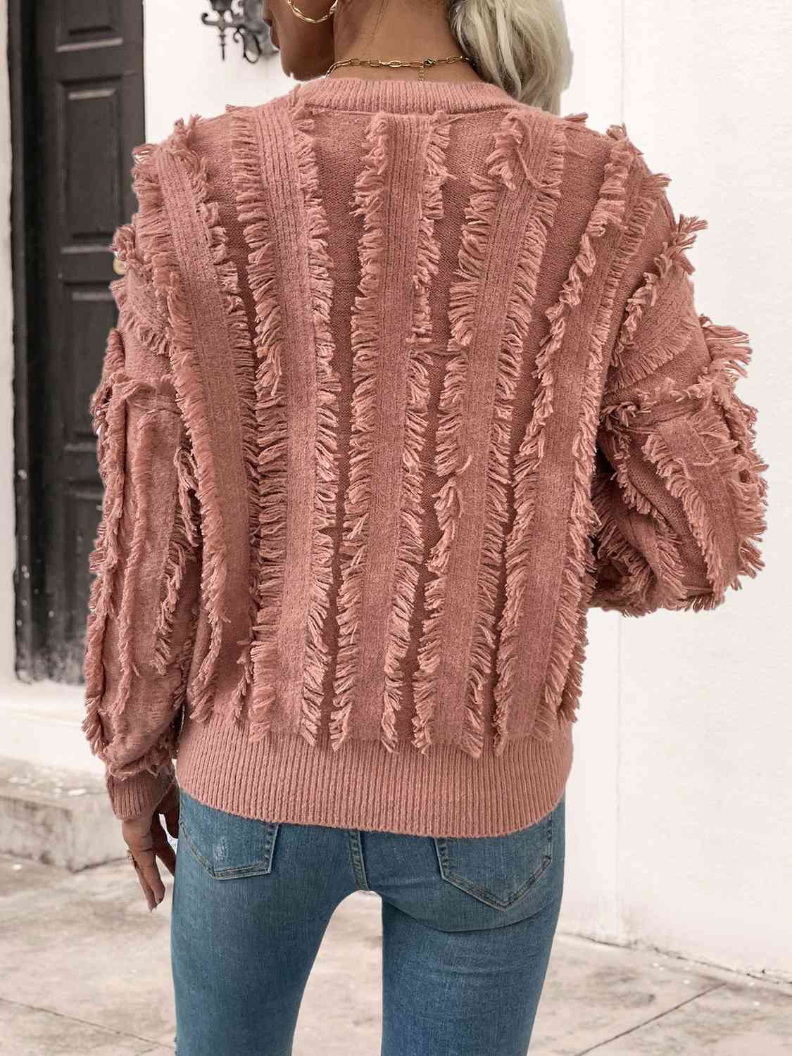 Emil Frill Trim V-Neck Sweater