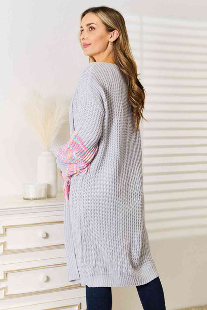 Colorful Fringe Cardigan