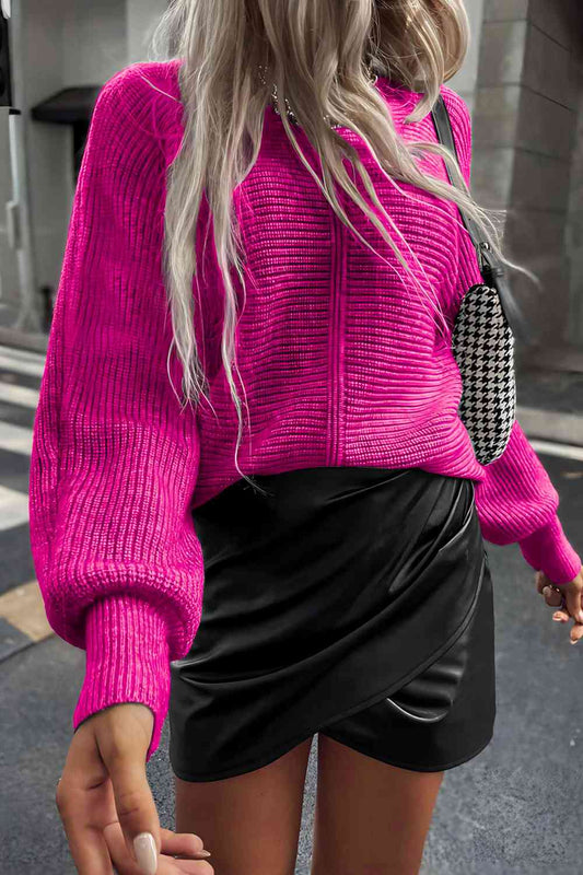Horizontal Ribbed Sandra Sweater